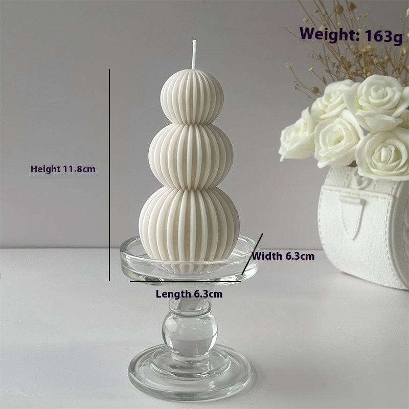 Wave Spherical Art Aromatherapy Candle