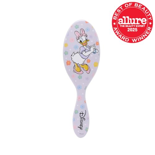 Wet Brush Original Detangling Hair Brush, Daisy (Hello Disney) - Ultra-Soft IntelliFlex Bristles - Detangler Brush Glide Through Tangles With Ease For All - For Women, Men, Wet & Dry Hair