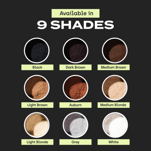 Toppik Hair Building Fibers, Medium Brown, 27.5g Fill In Fine or Thinning Hair, Instantly Thicker, Fuller Looking, 9 Shades for Men & Women, Keratin Protein Formula