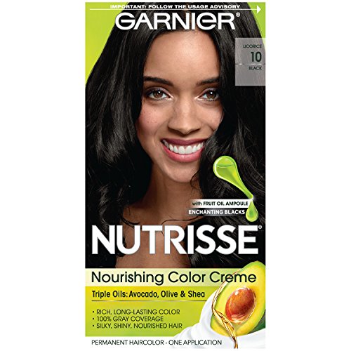 Garnier Nutrisse Nourishing Color Creme 10 Black (Licorice)