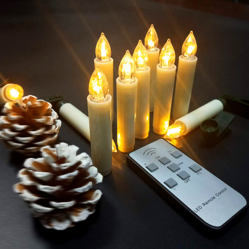Candle light LED Christmas tree