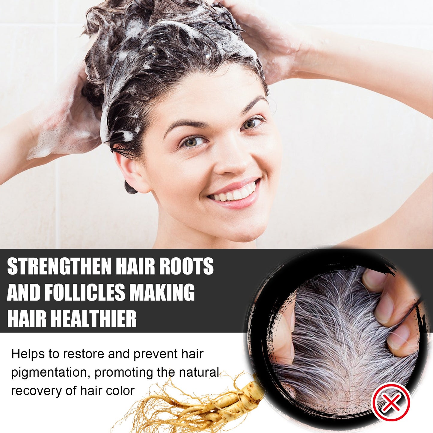 Black Hair Soap Repair Black Hair Fixing Massage Moisturizing Care Soap