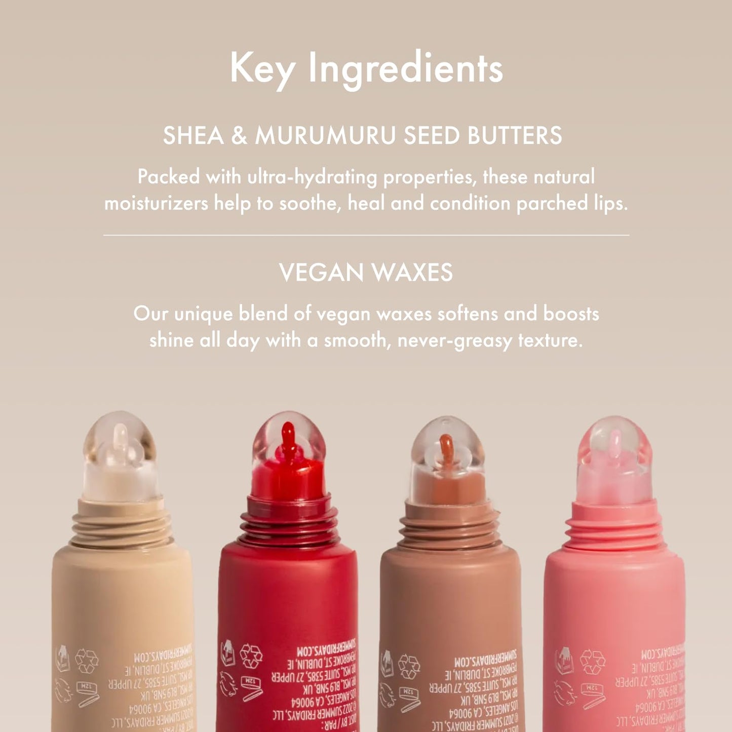 Summer Fridays Tinted Lip Butter Balm - Conditioning Vegan Lip Balm for Instant Moisture, Shine & Hydration - Sheer-Tinted, Soothing Skincare - Iced Coffee (.5 Oz)