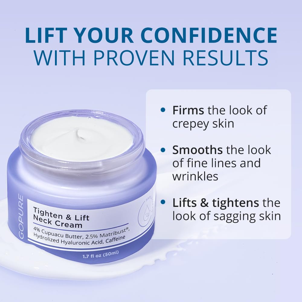 goPure Sculpting Duo - Tighten & Lift Neck Cream, Sculpt & Tone Arm Cream, 2 Piece Set