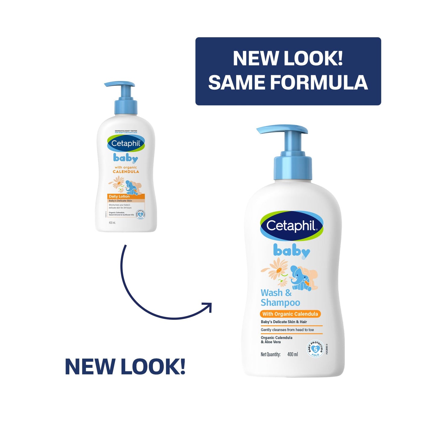 Cetaphil Baby Wash & Shampoo ,Tear Free, Paraben, Colorant and Mineral Oil Free, 13.5 Fl. Oz (Packaging May Vary)
