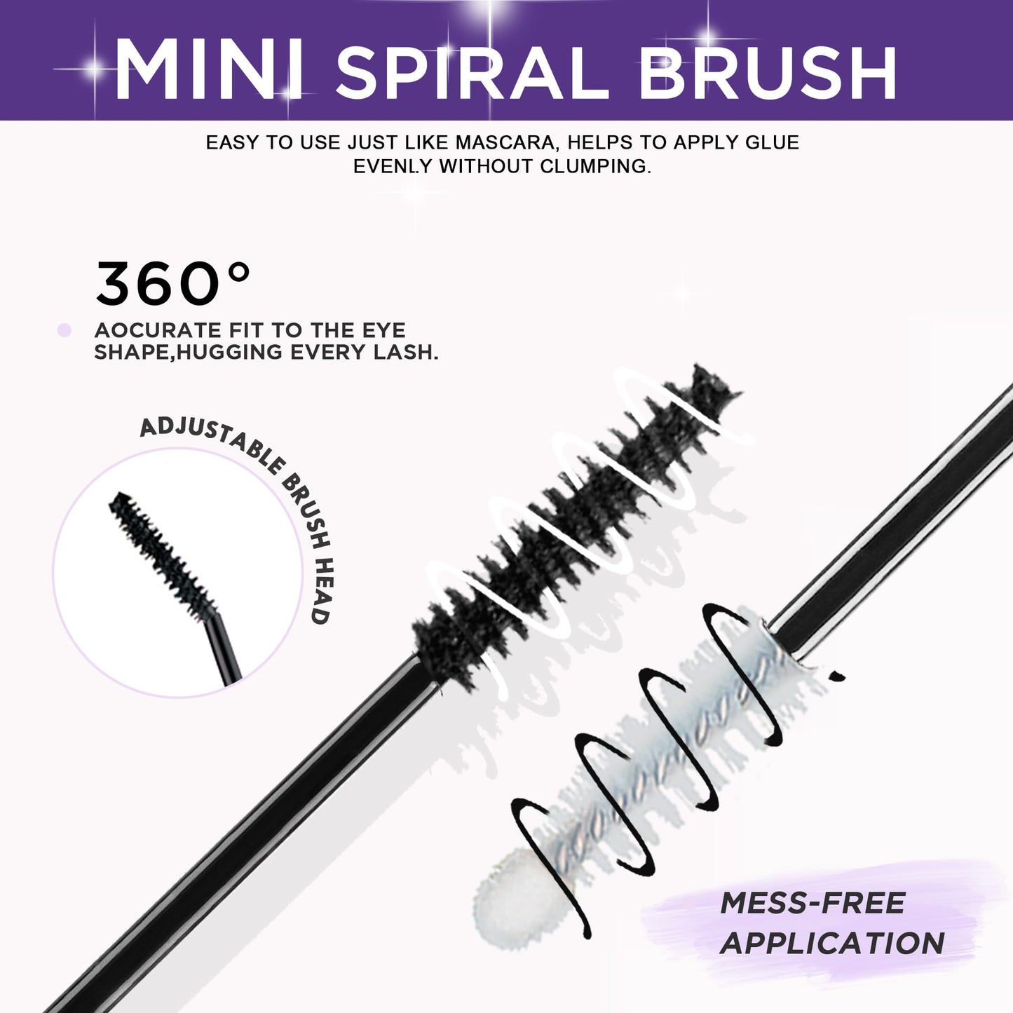 GAQQI Lash Cluster Glue, Lash Bond and Seal Waterproof, Bond & Seal Eyelash Glue for Clusters, Eyelash Adhesive Black Long-Lasting 72H, Latex-Free(5ml+5ml)
