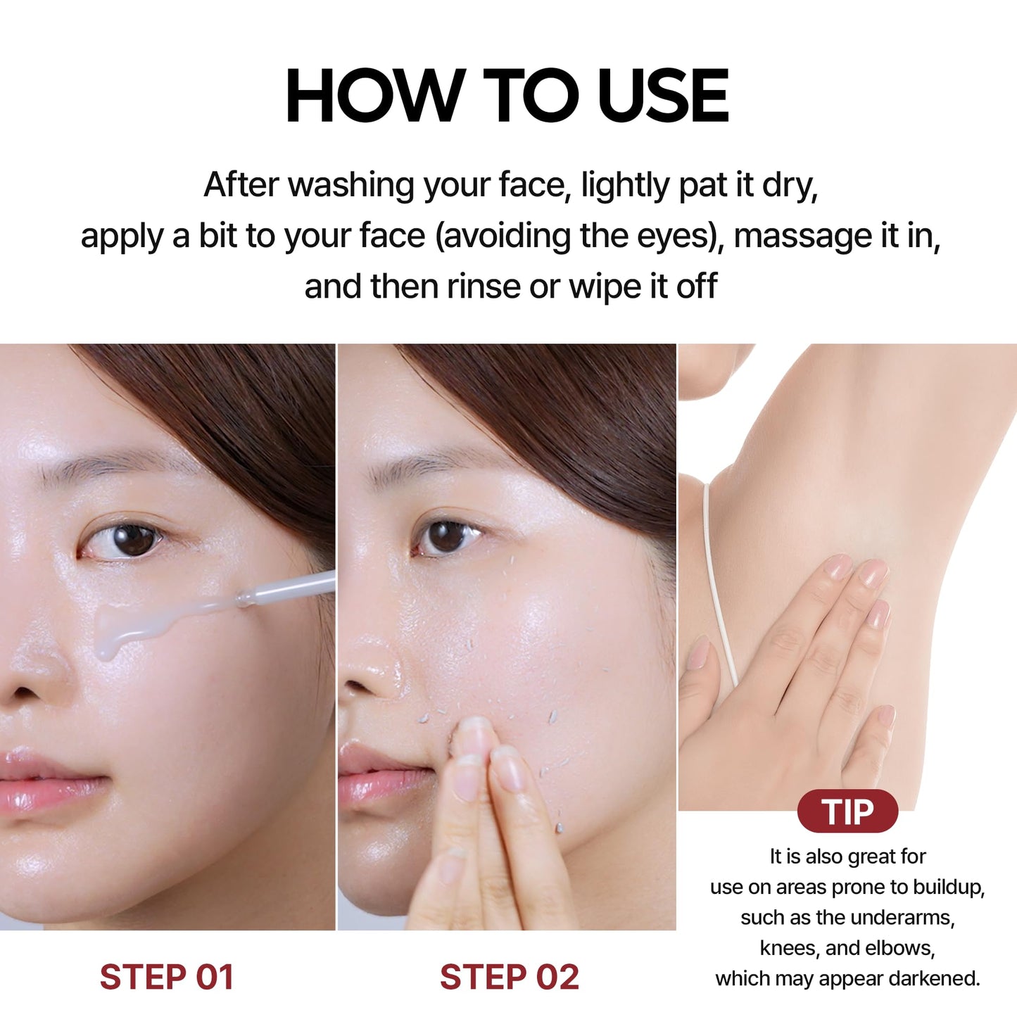 Dr.Melaxin Peel Shot Glow Black Rice Peeling Ampoule, Soft Exfoliating Face and Body Scrub Dead Skin Cells, Blackheads Remover for All Skin Types korean skin care 80ml