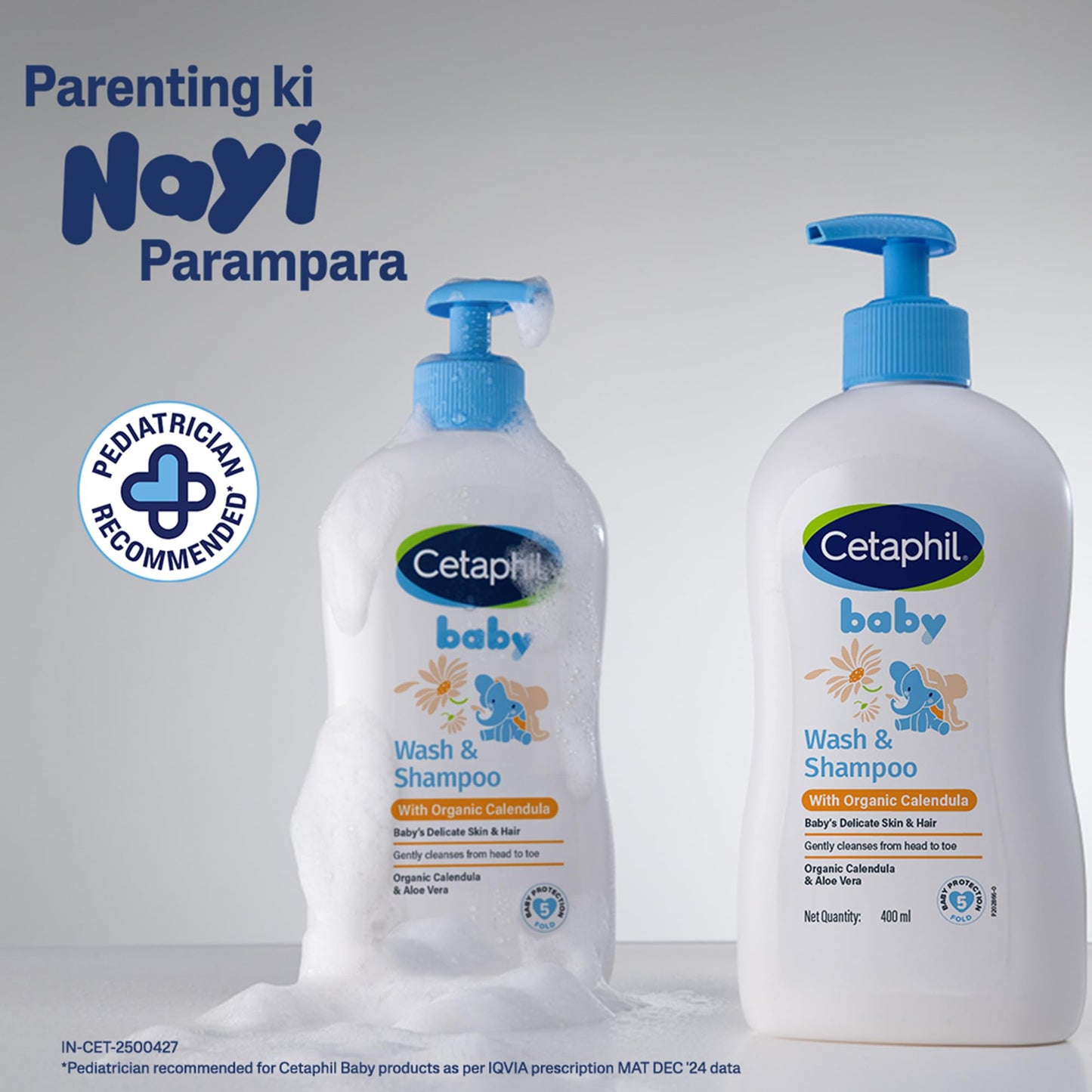 Cetaphil Baby Wash & Shampoo ,Tear Free, Paraben, Colorant and Mineral Oil Free, 13.5 Fl. Oz (Packaging May Vary)