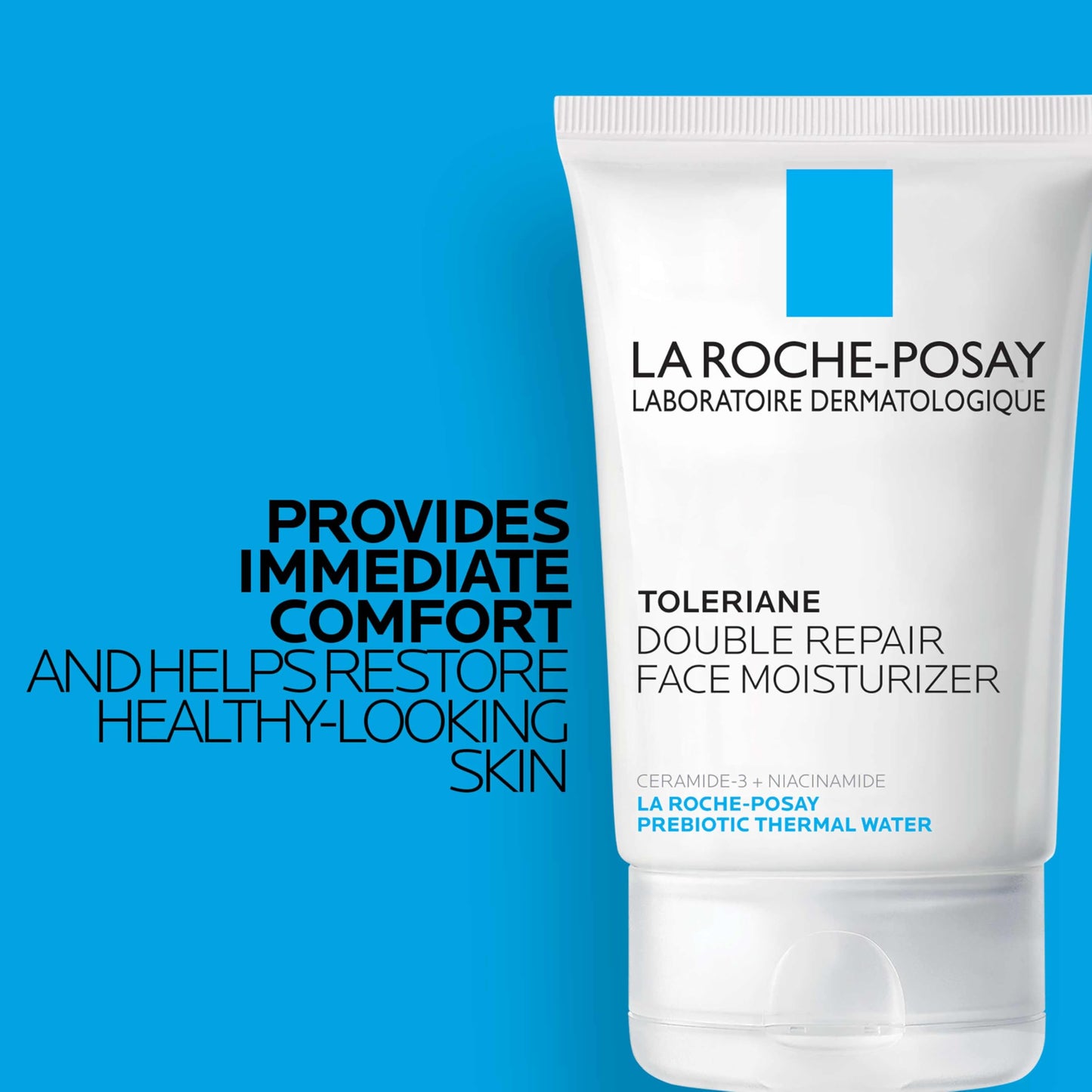 Bundle of La Roche-Posay Toleriane Purifying Foaming Facial Cleanser + Toleriane Double Repair Face Moisturizer