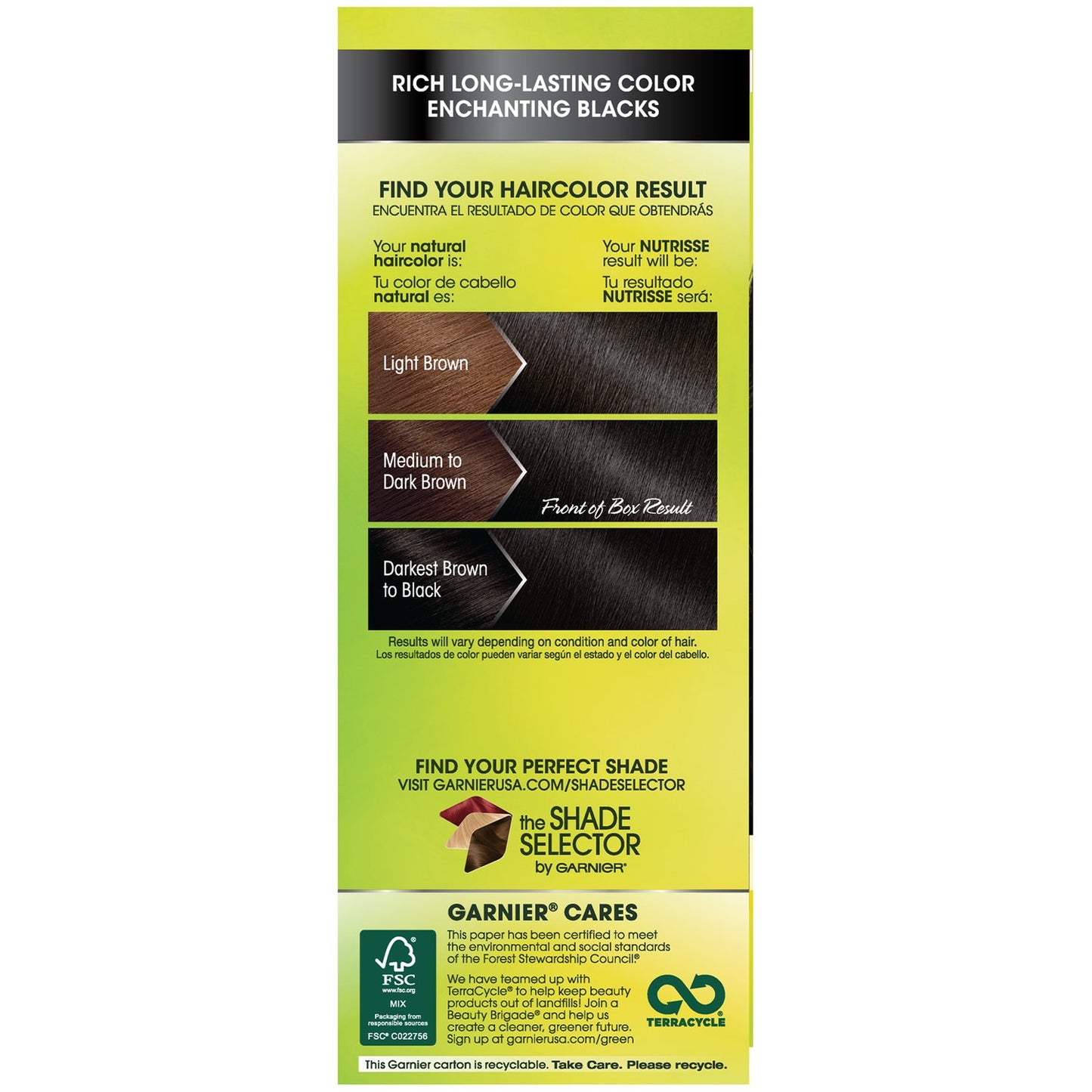 Garnier Nutrisse Nourishing Color Creme 10 Black (Licorice)