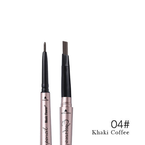 Rotating Double Head Eyebrow Pencil Waterproof And Smudge-proof Durable