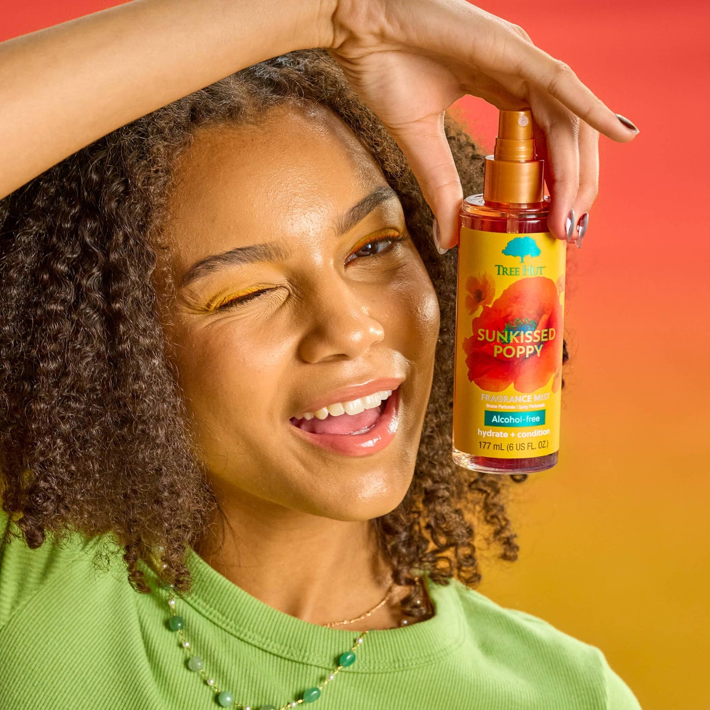 Tree Hut Sunkissed Poppy Fragrance Mist | Spritz On for a Refreshed Feel or Layer with Your Favorite Scents | Versatile Body Spray | 6 fl oz.