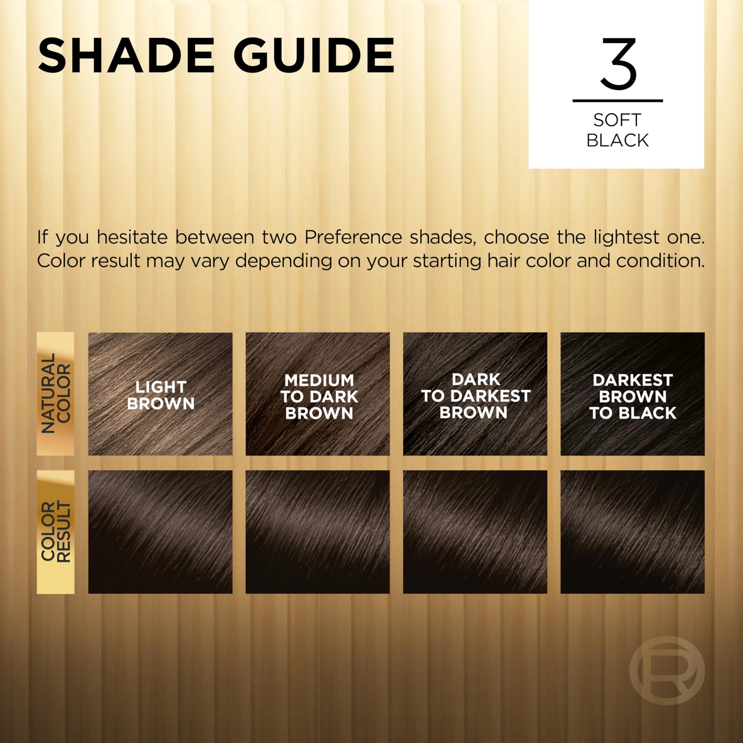 L'Oréal Paris Superior Preference Luminous Fade-Defying Permanent Hair Color, Hair Dye For Up to 9 Weeks of Radiance, Soft Black 3, 1 Hair Dye Kit