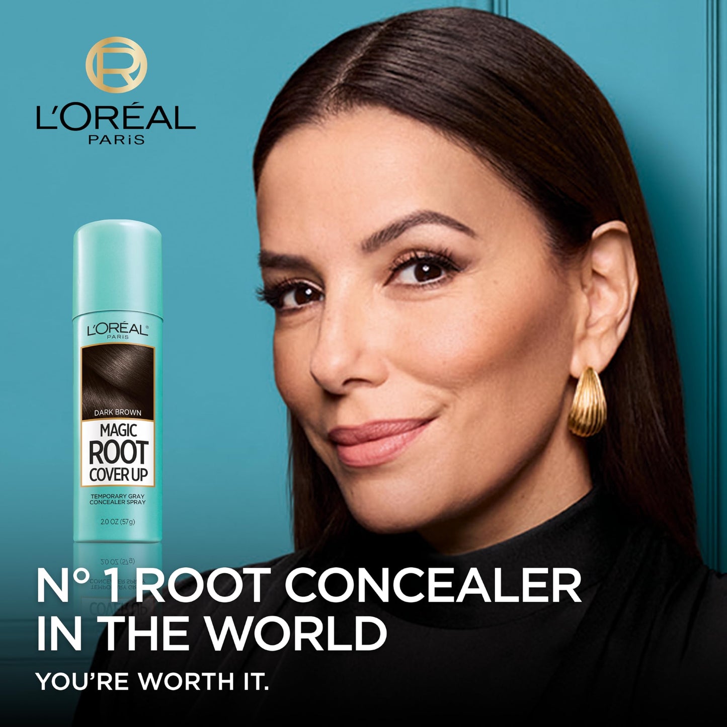 L'Oreal Paris Magic Root Cover Up Gray Concealer Spray Light Golden Brown 2 oz.(Packaging May Vary)