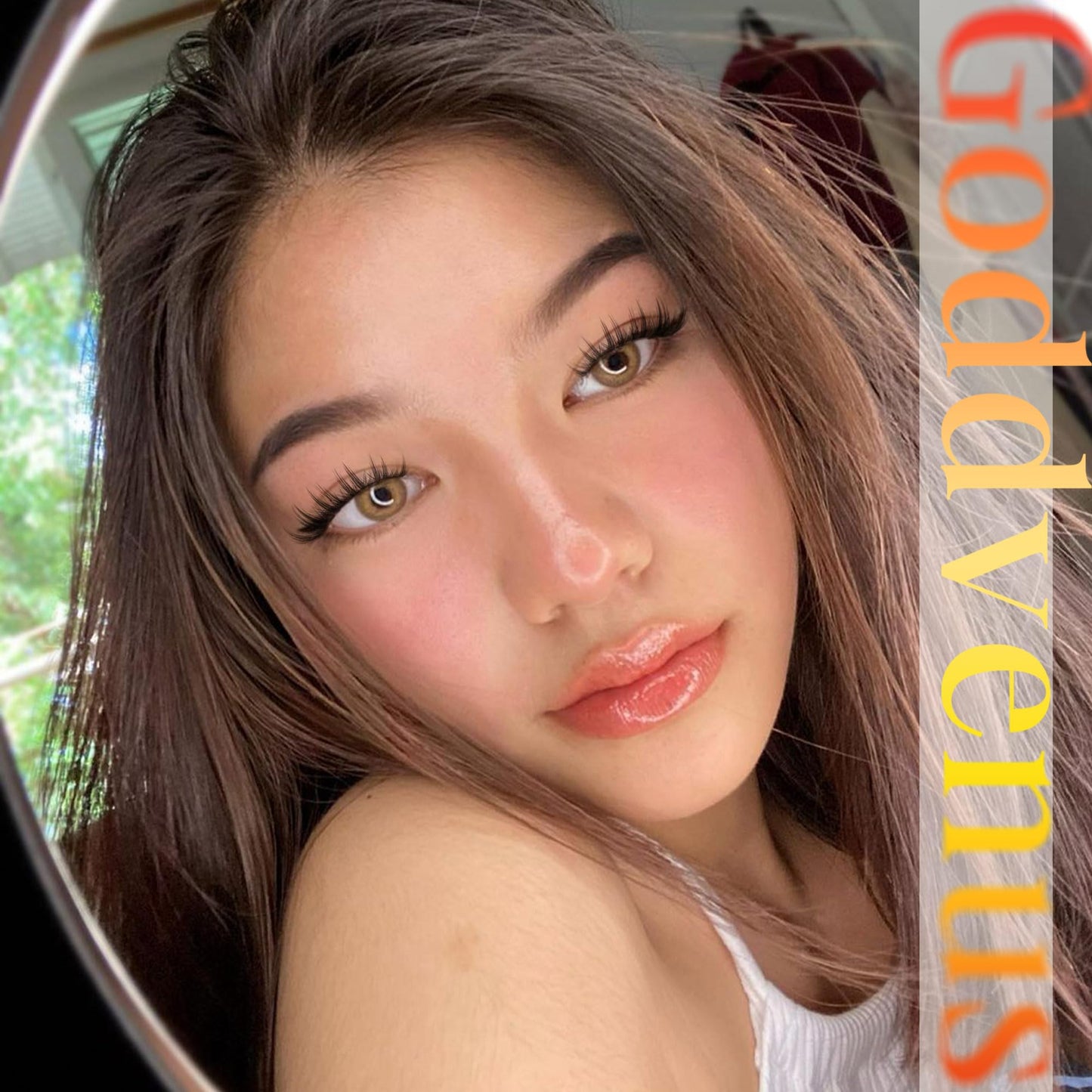 Goddvenus Manga Lash Clusters Wispy Natural Cluster Eyelash Extensions with Widespan Design Anime Eyelash Clusters (11-13mm Mixed)