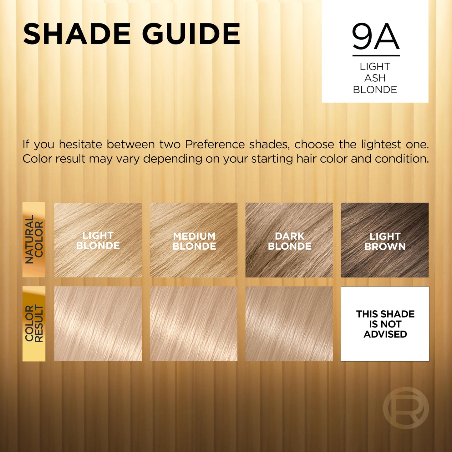 L'Oreal Paris Superior Preference Fade-Defying + Shine Permanent Hair Color, 9A Light Ash Blonde, Pack of 1, Hair Dye