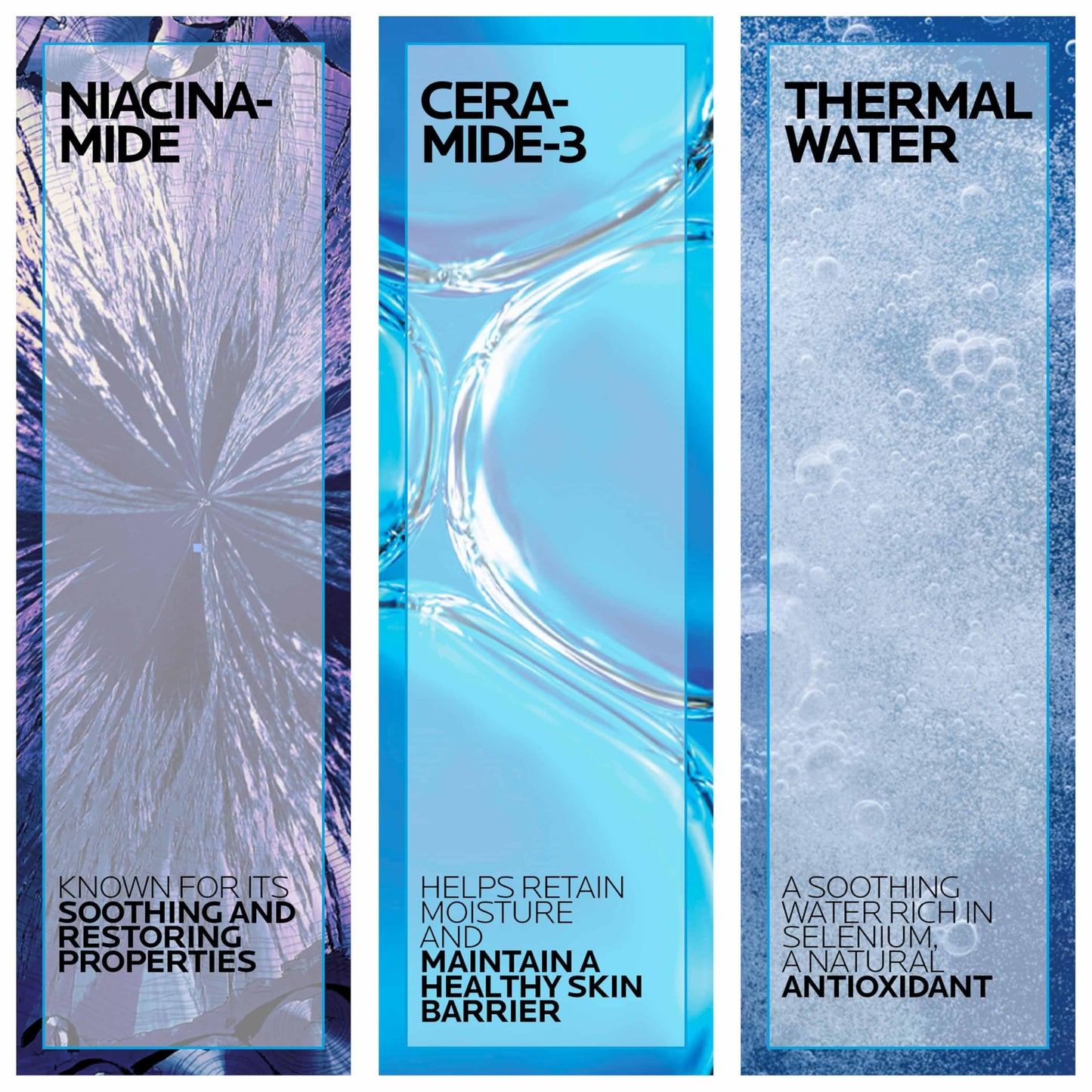 Bundle of La Roche-Posay Toleriane Purifying Foaming Facial Cleanser + Toleriane Double Repair Face Moisturizer