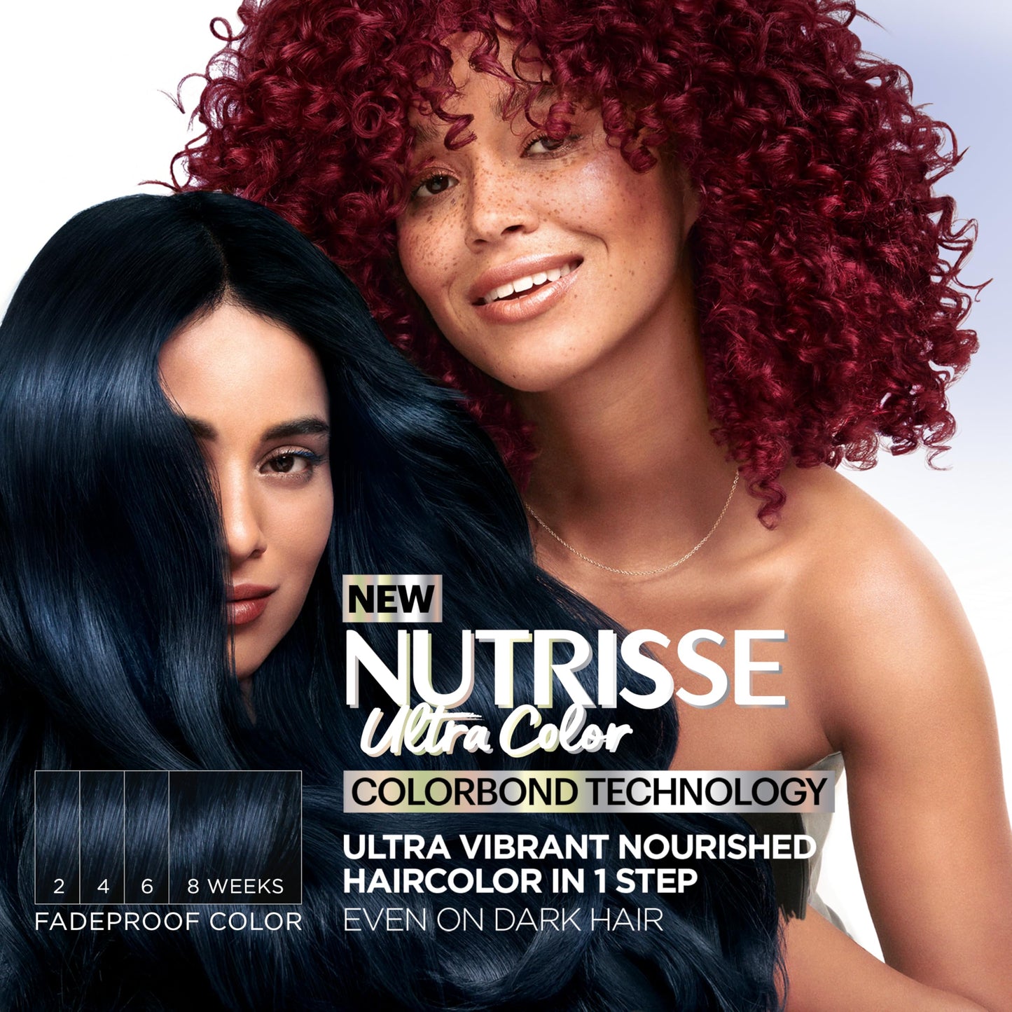 Garnier Hair Color Nutrisse Ultra Color Nourishing Creme, LB1 Ultra Light Cool Blonde (Calla Lily) Permanent Hair Dye, 1 Count (Packaging May Vary)