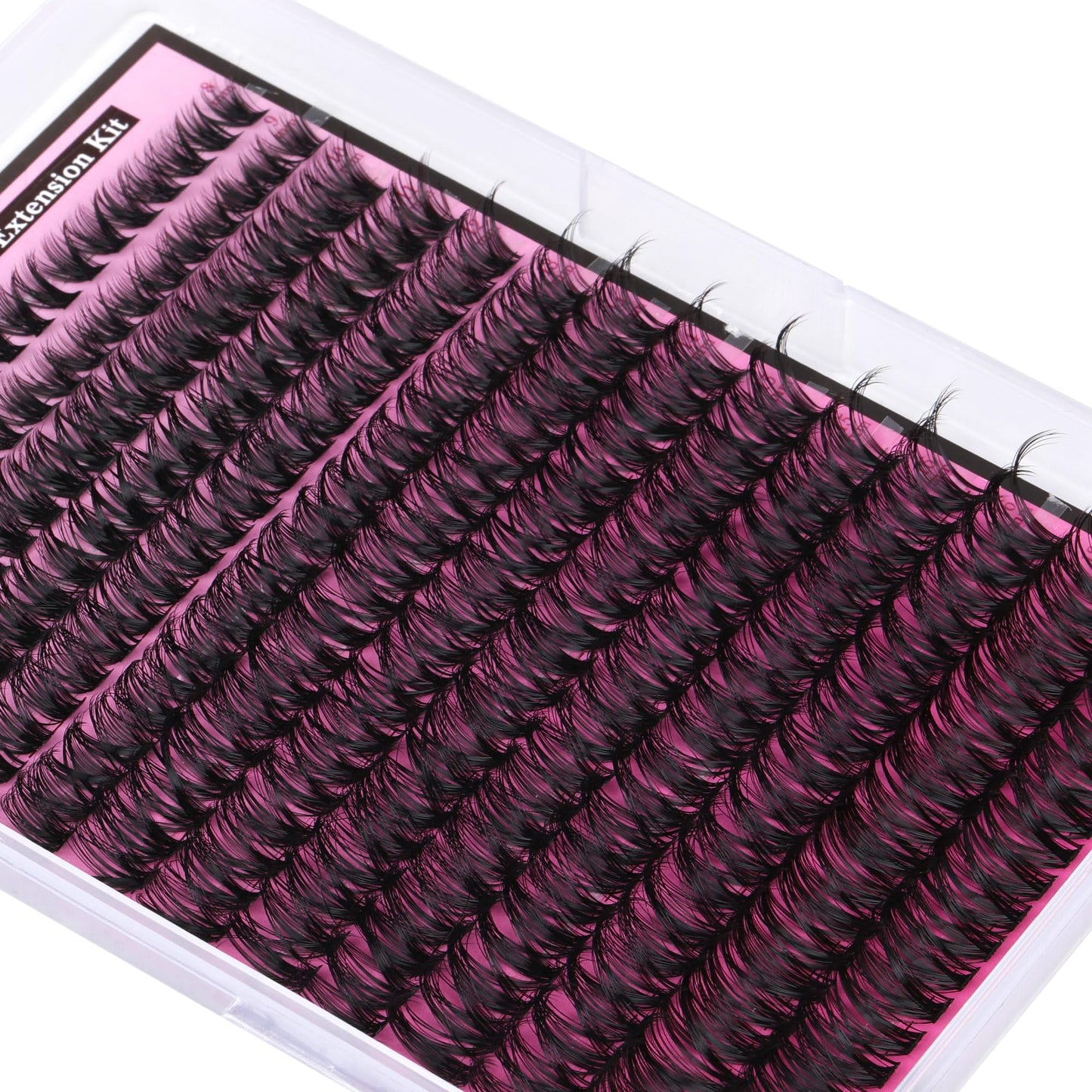 FANXITON Lash Clusters 280 Pcs Wispy Lash Clusters D 8-18 MM Mix Volume Thick Eyelash Clusters 50D Long Individual Eyelash DIY Lash Extensions at Home(50D)