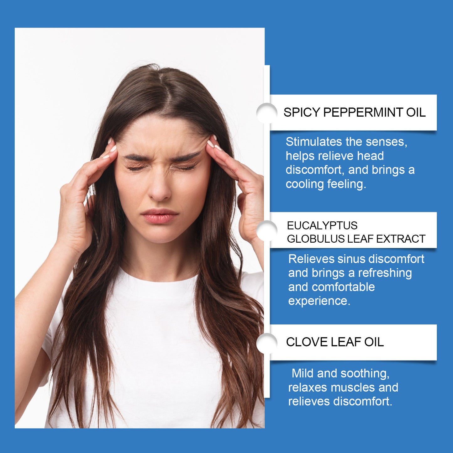 Body Relieve Discomfort Gentle Care Herbal Blend Head Treatment Oil