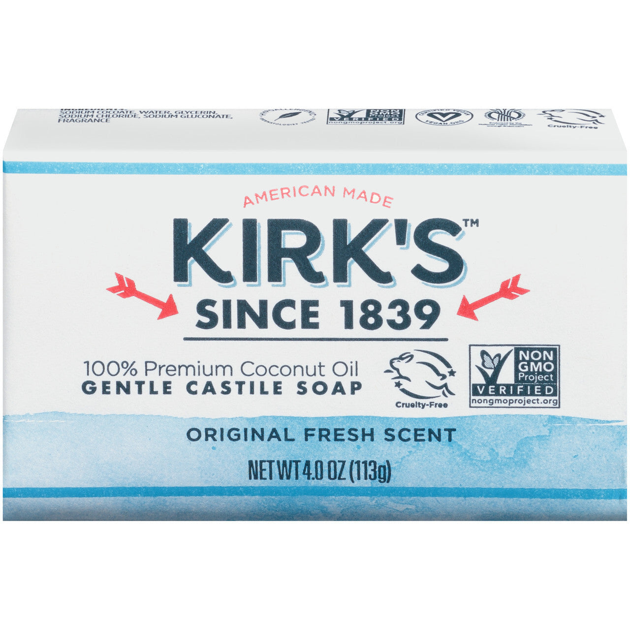 Kirks castile bar soap ( 1 x 4 oz )