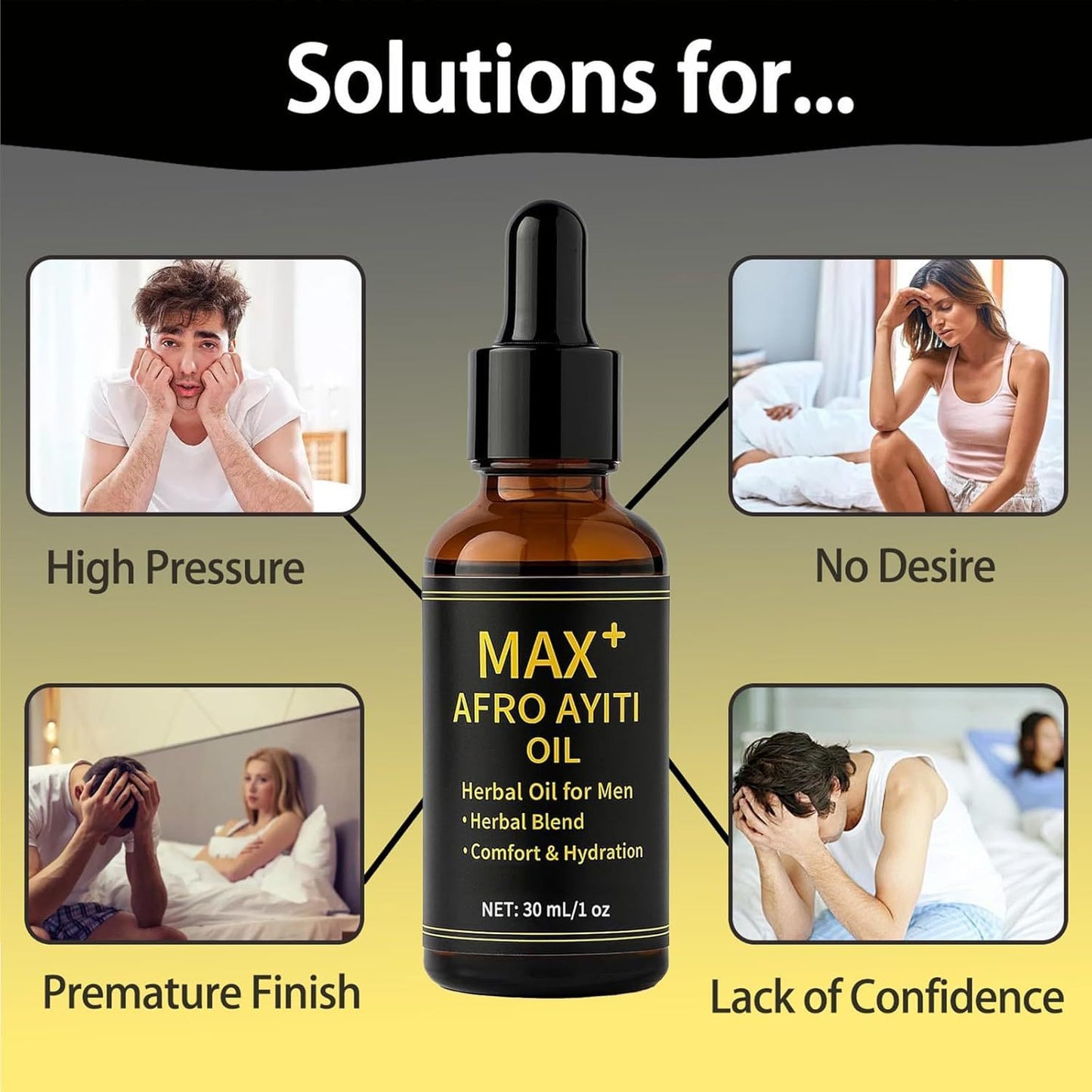 Spot Trineh Max Afro Ayiti Oil Men's Body Care Drops