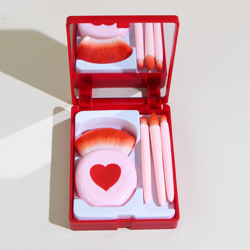 4 Cosmetic Brush Sets With Mirrors