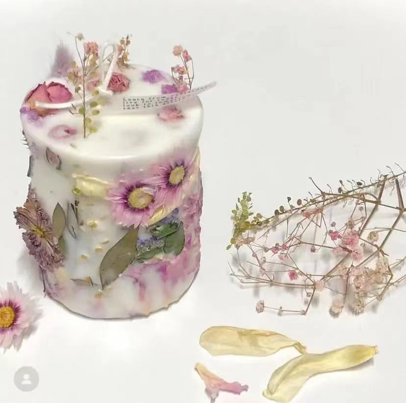 Dried Flower Rose Fragrance Candle