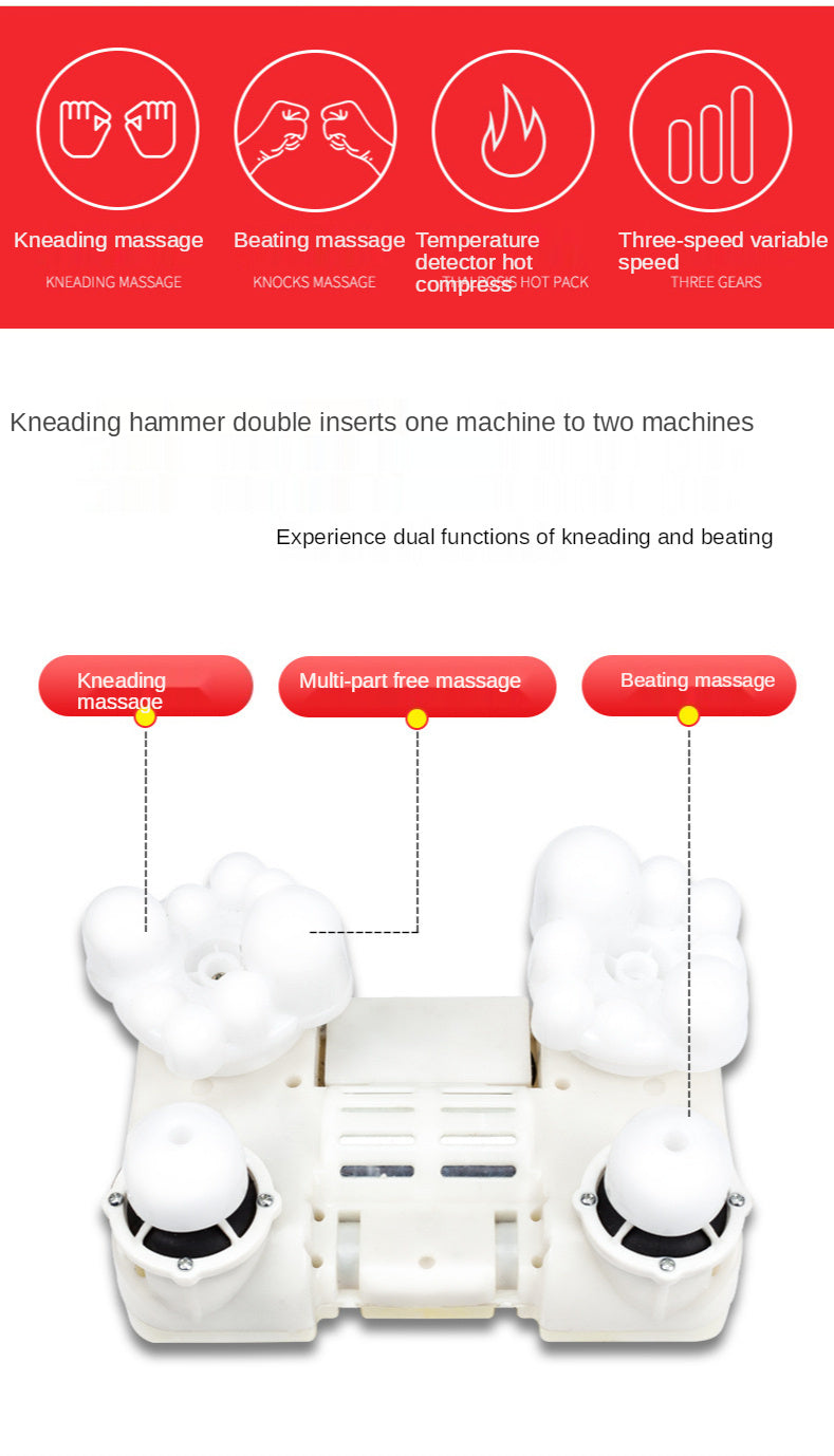 Deep Kneading Shiatsu Massager With Heat
