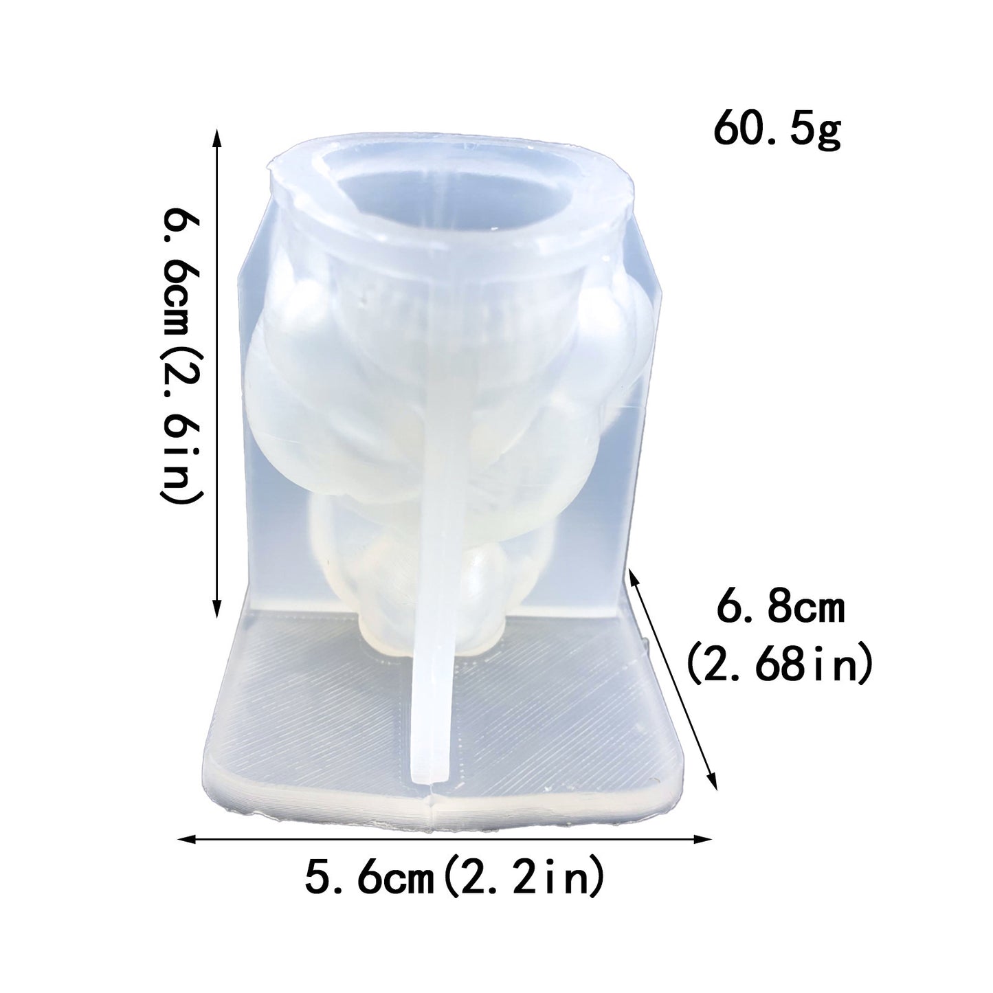 Snake Skull Candle Mould Ornaments