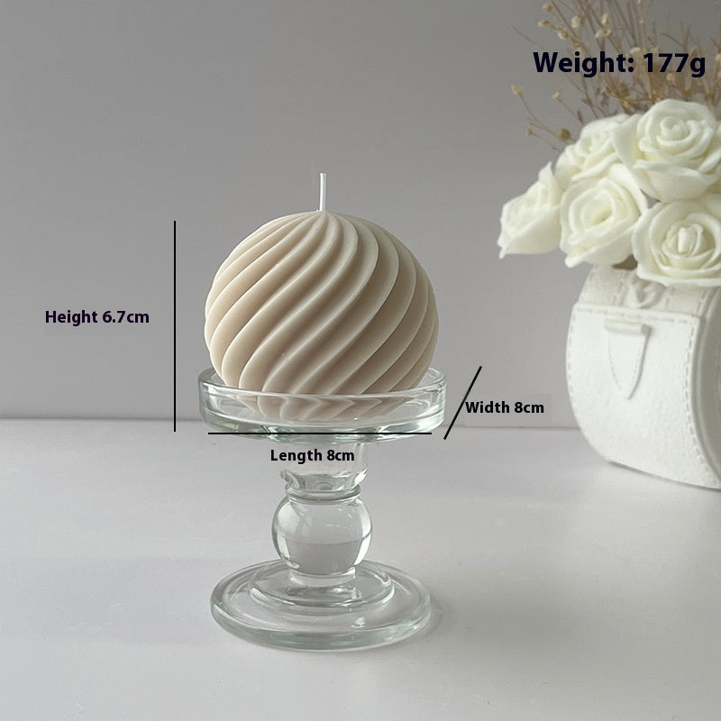 Wave Spherical Art Aromatherapy Candle