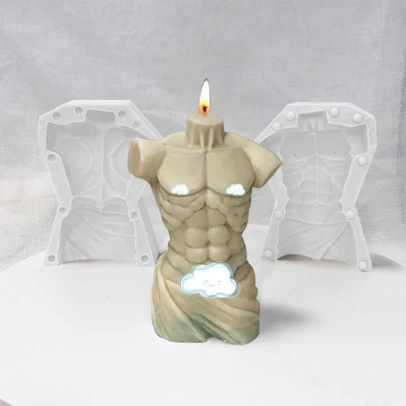Muscle Male Candle Silicone Mold