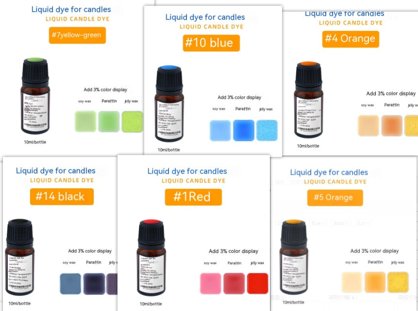 Special Dye Sand Painting For Liquid Candles