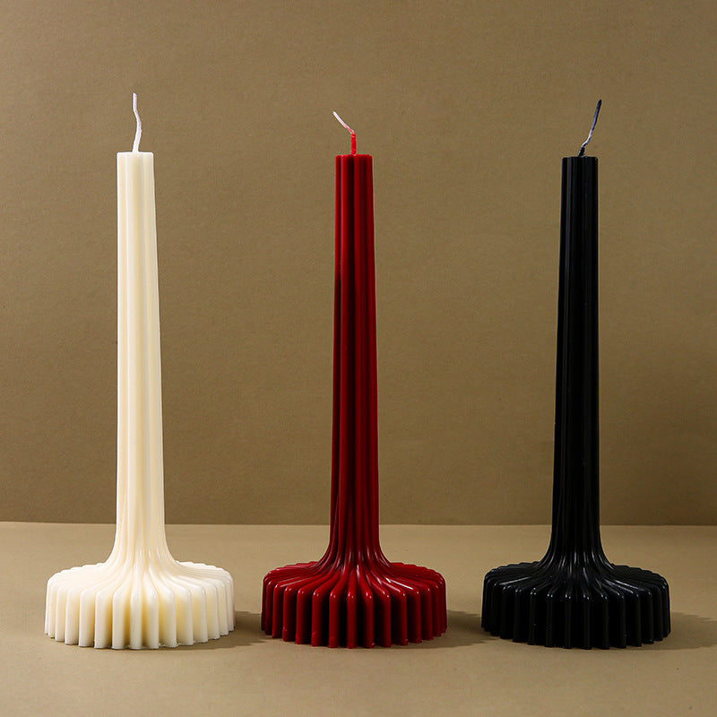 Nordic Style Serrated Aromatherapy Candle