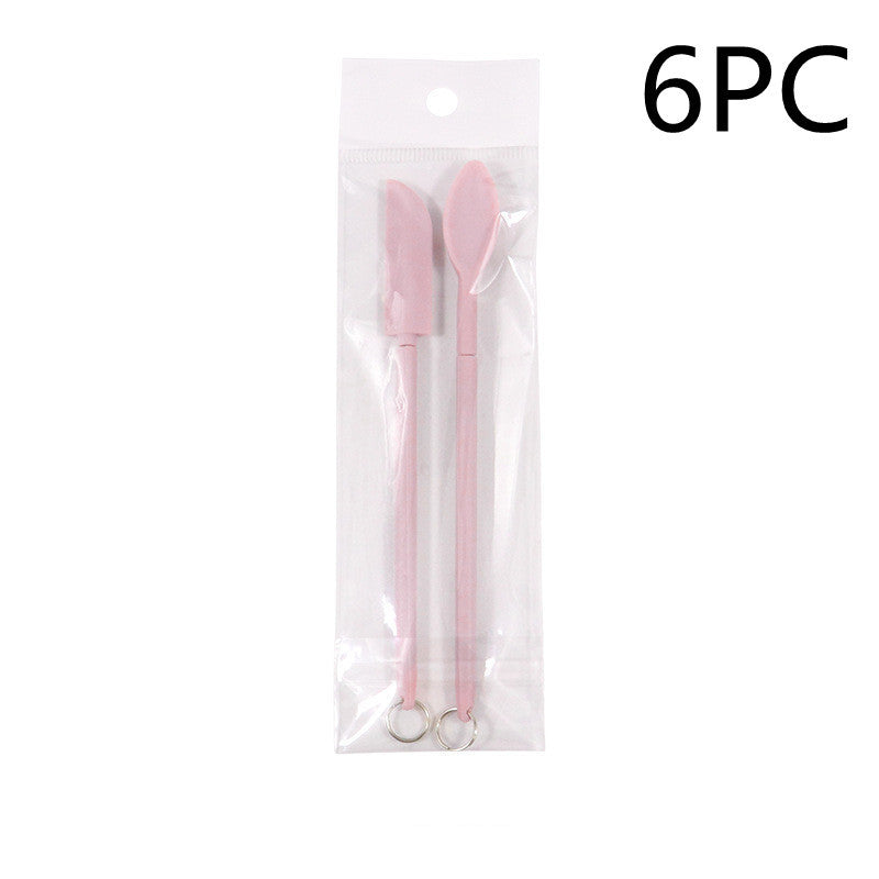Cosmetic Silicone Spatula Mini Retractable Extended
