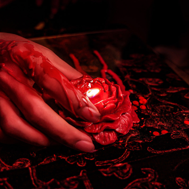 Couple Aromatherapy Rose Peony Flower Low Temperature Candles