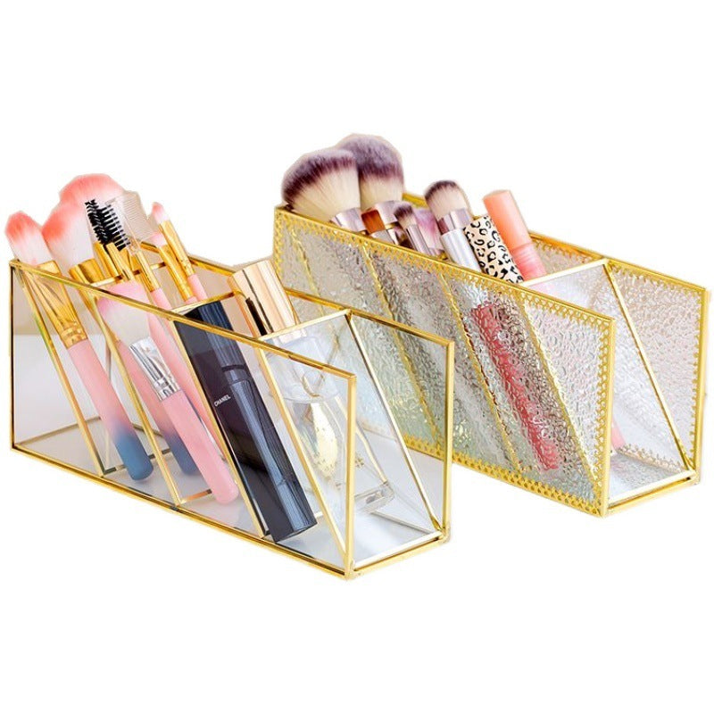 Storage Barrel Inclined Insertion Eyebrow Pencil Shelf
