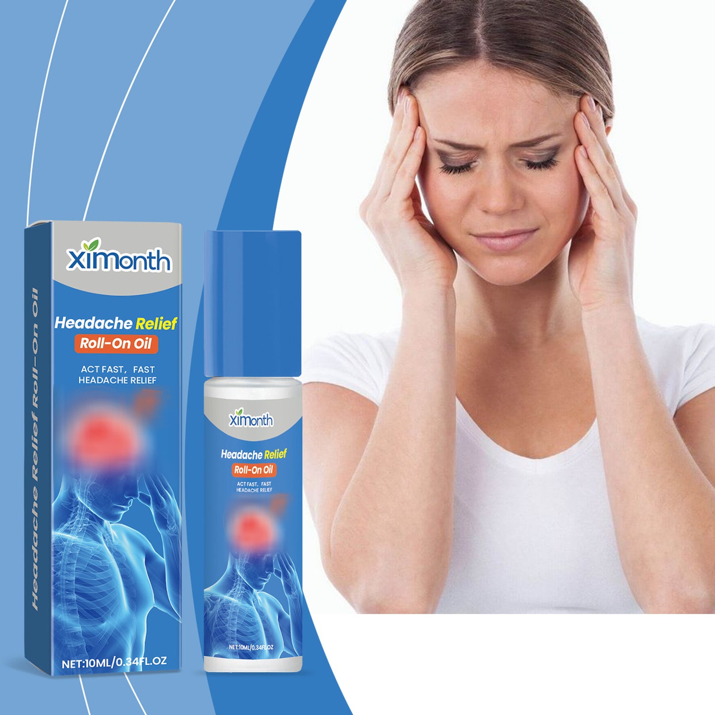 Body Relieve Discomfort Gentle Care Herbal Blend Head Treatment Oil