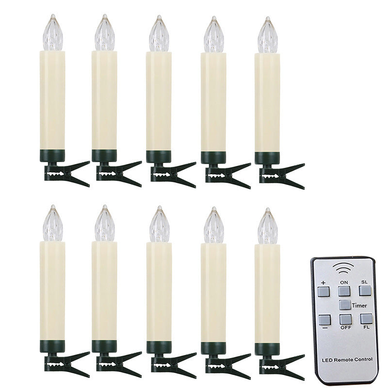 Candle light LED Christmas tree