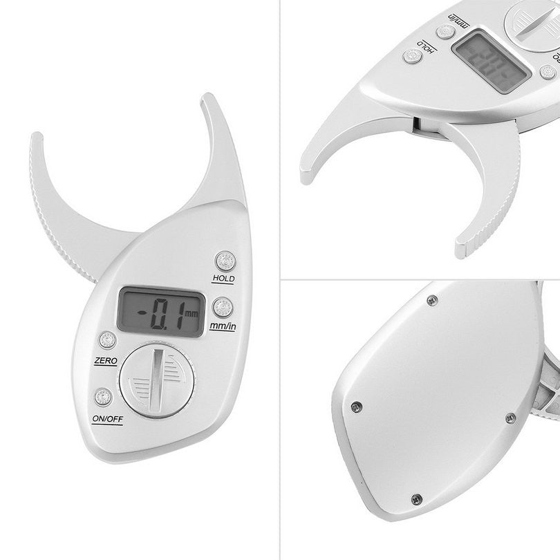Digital display fat caliper fat clip measuring clip leather fat clamp sebum measuring instrument skin fold thickness meter beauty clip