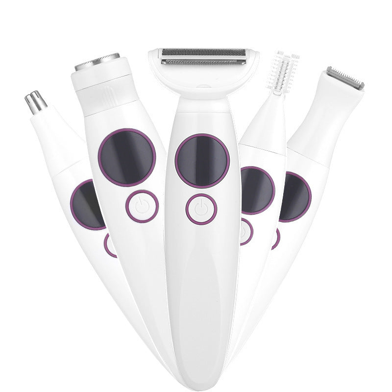 Multifunctional 5-in-1 Women's Shaver Full Body Waterproof