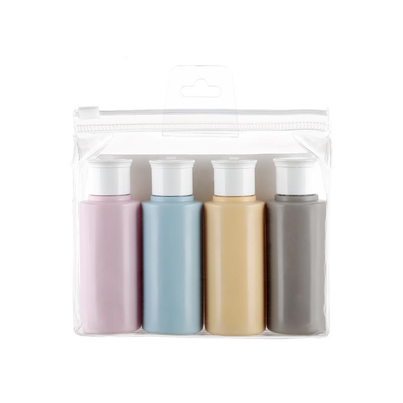 Tube squeeze type cosmetics sub-bottle