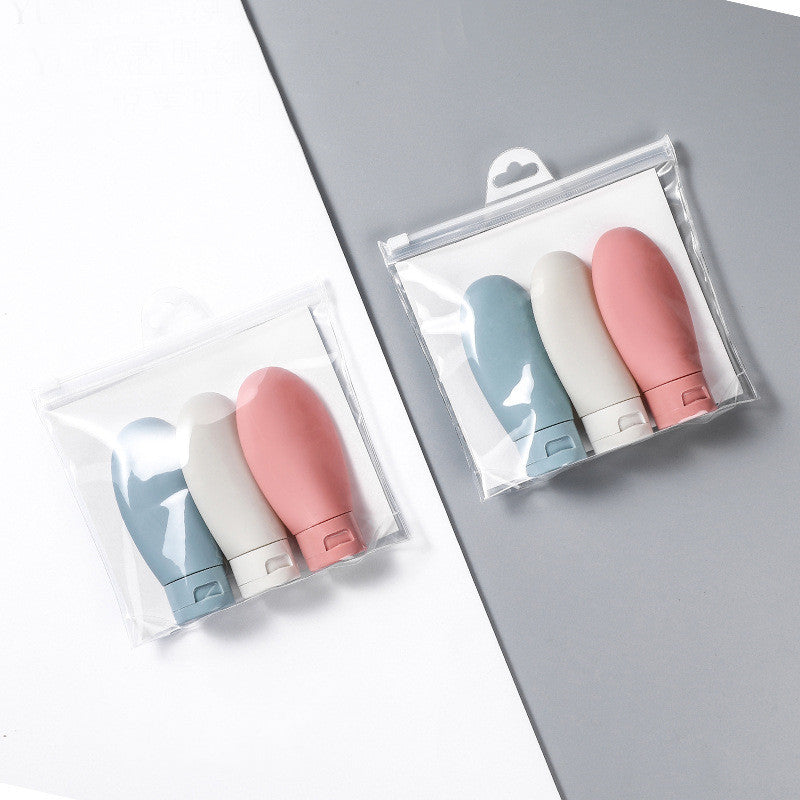 Tube squeeze type cosmetics sub-bottle