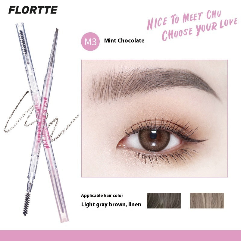 Double Head Extremely Thin Eyebrow Pencil