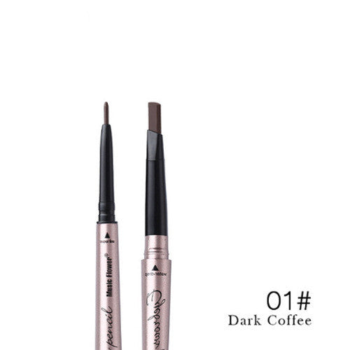 Rotating Double Head Eyebrow Pencil Waterproof And Smudge-proof Durable