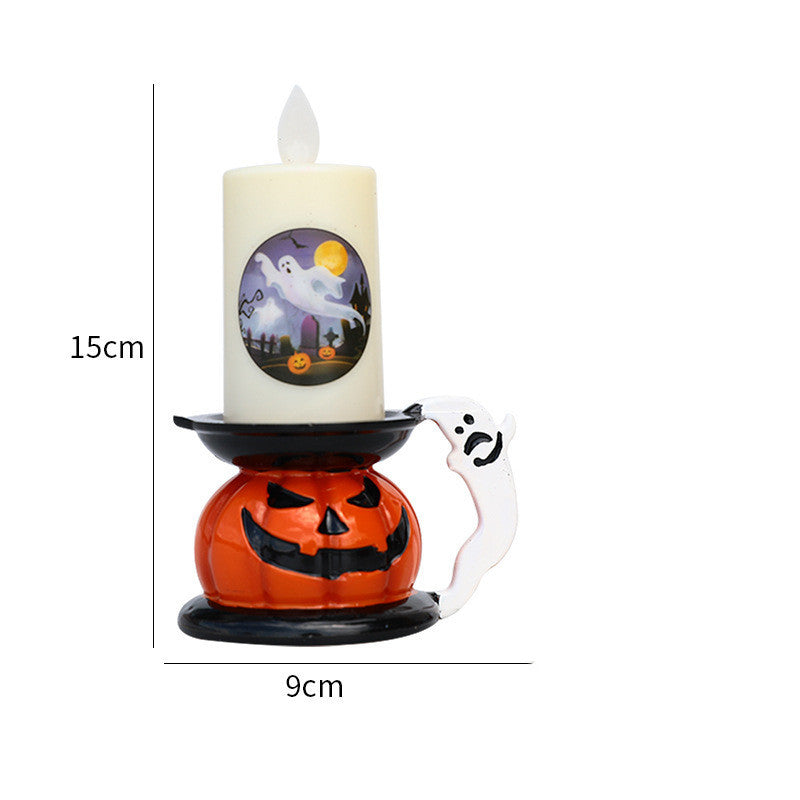Halloween simulation candle decoration light