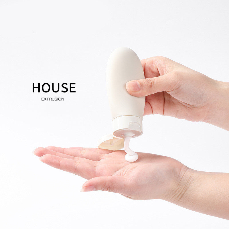 Tube squeeze type cosmetics sub-bottle