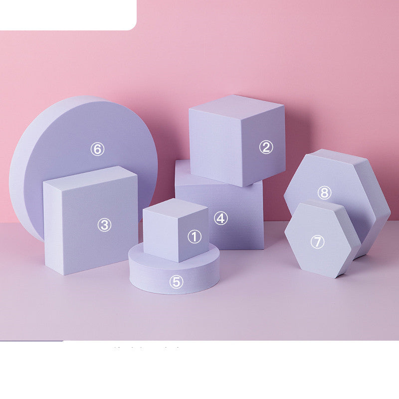 Geometric Cube Cosmetics Jewelry Shoot Decoration