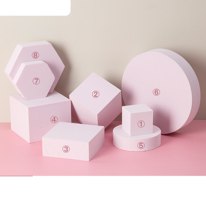 Geometric Cube Cosmetics Jewelry Shoot Decoration