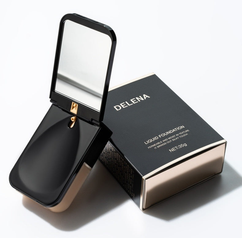 The Manufacturer's Agent Is The Same As The Same Paragraph As The Butterfly Lina DELENA Black Cover Liquid Foundation Douyin Xiaohongshu